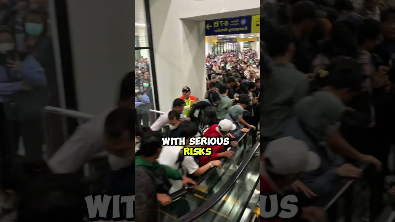 Escalator COLLAPSE! 😱
