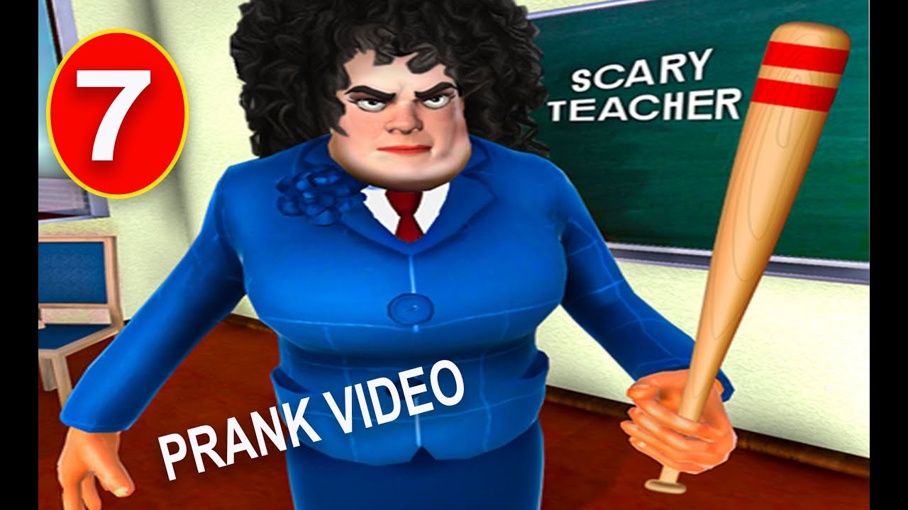 Scary Teacher Creepy Games: 3D Evil Teacher House Level 7 Complete || 