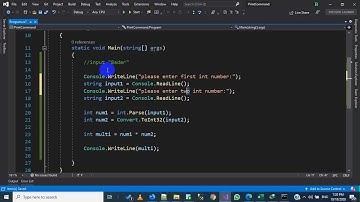 20- C# - Input Variables قراءة المتغيرات