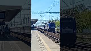 Przelot EU160 z wagonami TLK dla kibiców (chyba) Legii