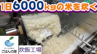 炊飯工場見学　ごはんの里　米飯加工　冷凍食品　日配食品