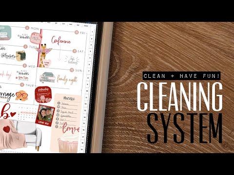 The Cleaning system!  NEW Digital planning CLEANING system! YES!!! 🎉🥳