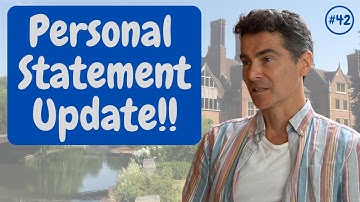 Cambridge from the Inside #42: Personal Statement Update | University of Cambridge