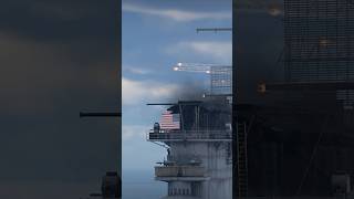 USS Forrestal Survives This Massive Missile Impact Strike