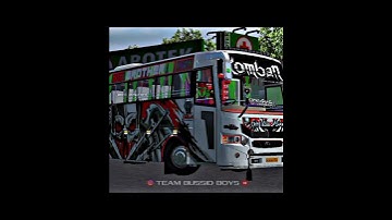 KOMBAN ADHOLOKAM MASS ENTRY ❤⚡️|| DG BMR|| BUS SIMULATOR INDONESIA || #4yearsofbigbrother #shorts