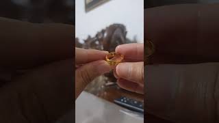 4.84 GRAM CINCIN EMAS ANTAM 999.9 HARTADINATA 24 KARAT MURNI Ukuran 14 Jari Tengah 10 JULI 2023
