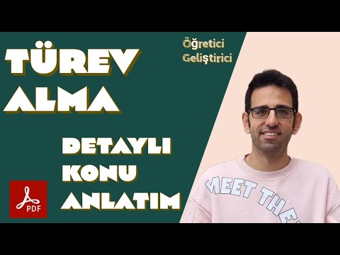 Türev Alma Konu Anlatımı