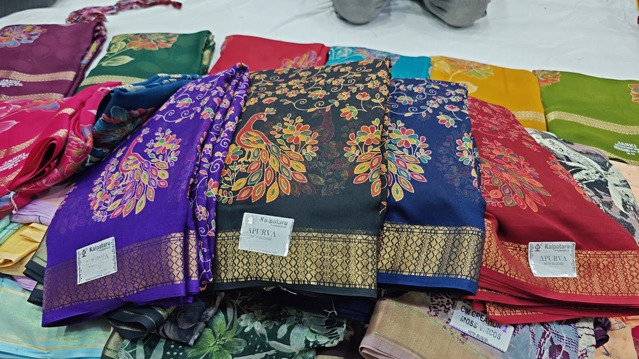 175Rs/-Chickpet Bangalore Wholesale Festival Gifted Sarees/Dailywear&Gifted Sarees/Shopping