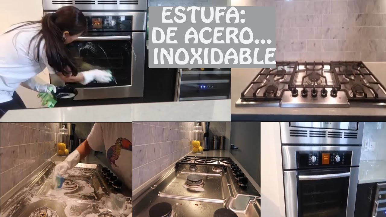 Rapidito de Limpieza Como lavar una estufa de Acero Inoxidable??? YouTube