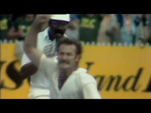 Dennis Lillee and Viv Richards Boxing Day 1981