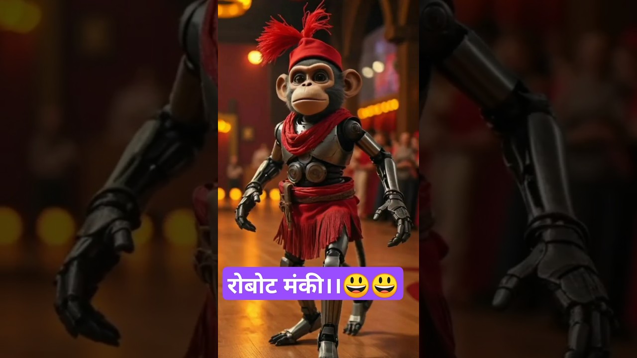 dancing monkey।।😊😊।। 