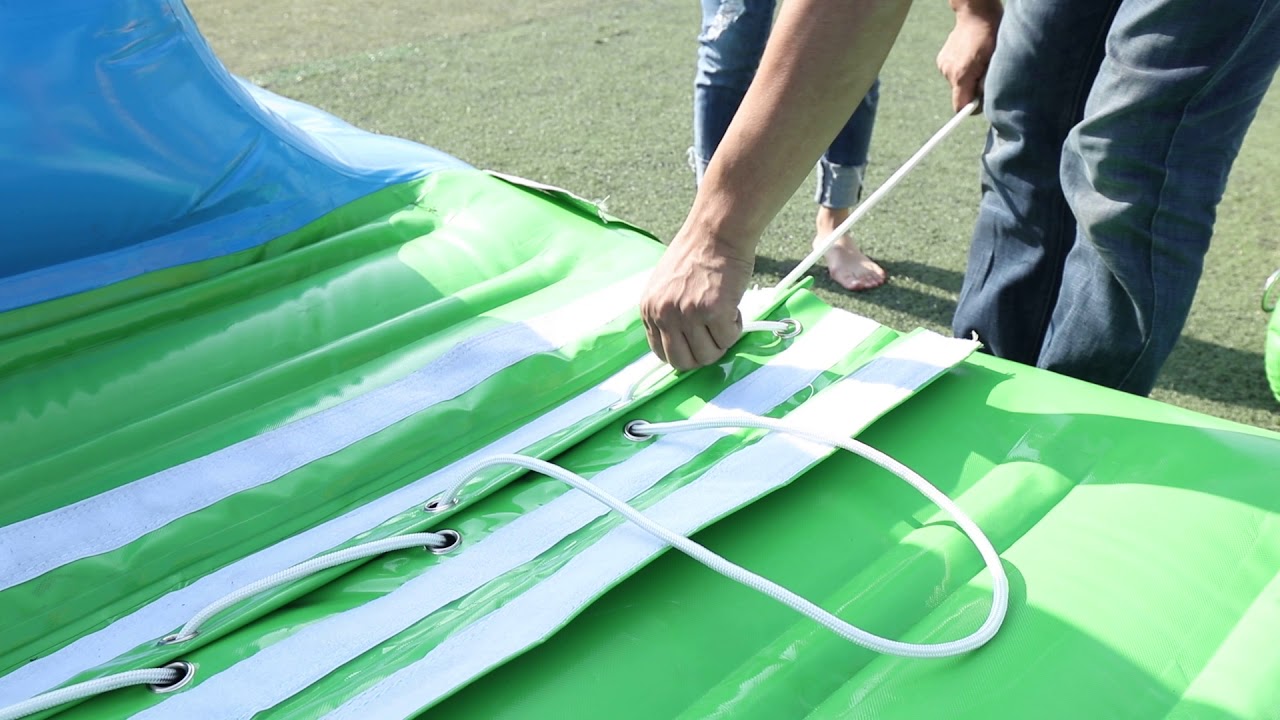 inflatable trampoline for sale Created Originally Eyelet Connection System And Anchor Ring Connection System