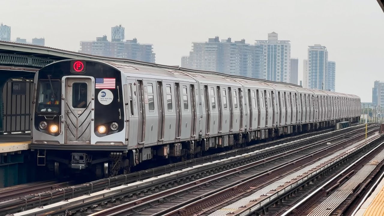 iPhone 17 Pro Camera Test: R160 F Train Action at Avenue U (with ...