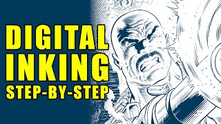 Digital Inking Step-by-Step using Clip Studio Paint