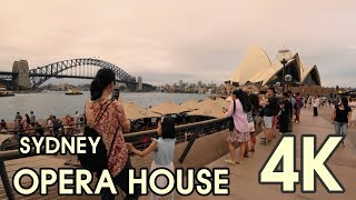 【4K UHD BEAUTIFUL SYDNEY AUSTRALIA】 Walking Through Circular Quay To Sydney Opera House