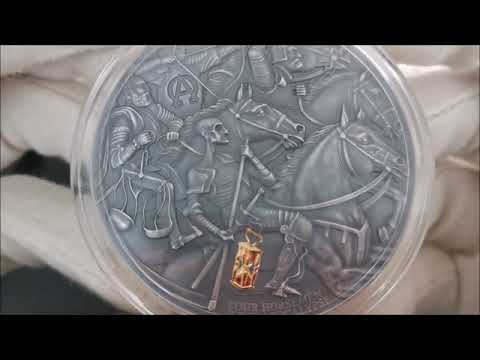 Sidabrinė moneta „Keturi apokalipsės raiteliai”