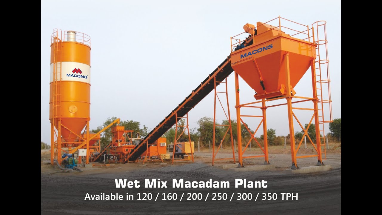 Macons - Wet Mix Macadam Plant - Built for High-Performance Infrastructure Projects