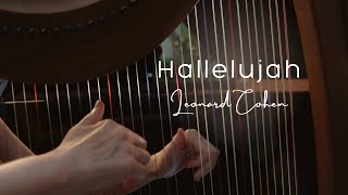 Video thumbnail of "Hallelujah (L.Cohen) harp arrangement by Anne Crosby Gaudet"