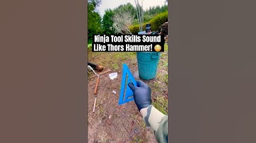 Ninja Tool Skills Sound Like Thors Hammer! #skills #thor #ninja #asmrsounds #tools