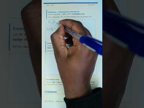 Understanding Universal & Empty Sets | Cambridge & ZIMSEC
