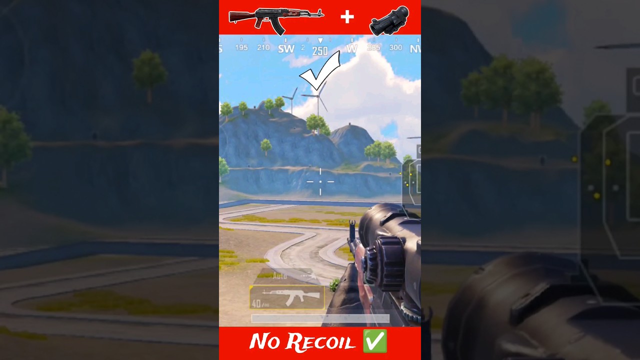 AKM 6x No Recoil Sensitivity.🤯 