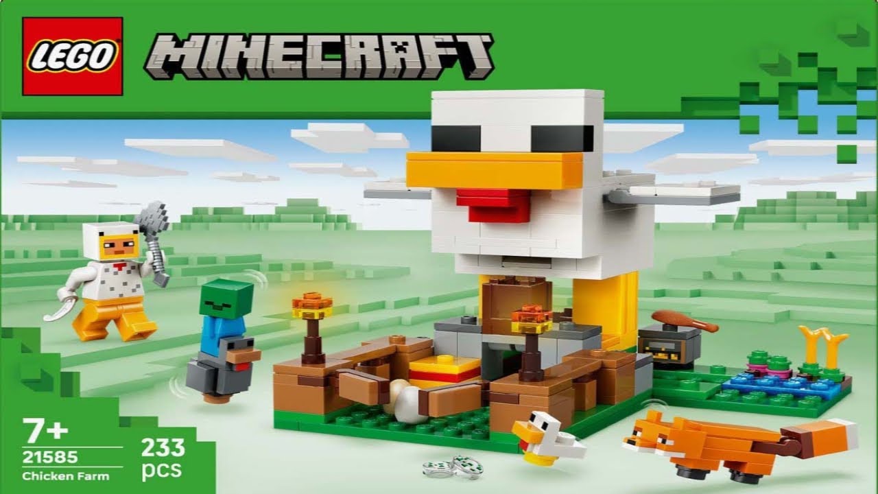 Minecraft - Chicken Farm - Minifig-scale LEGO instructions