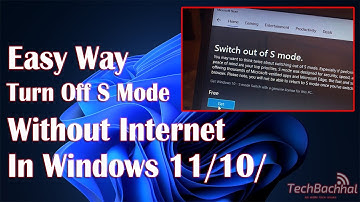 Turn Off S Mode Without Internet in Windows 11 / 10 - How To Disable s mode Offline 📶❌