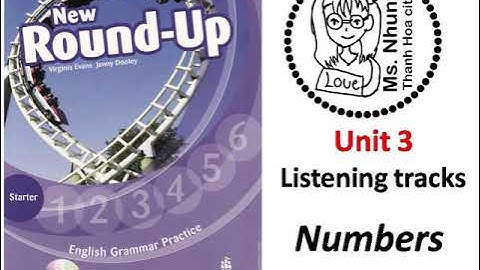 Round up Starter - unit 3 - Numbers