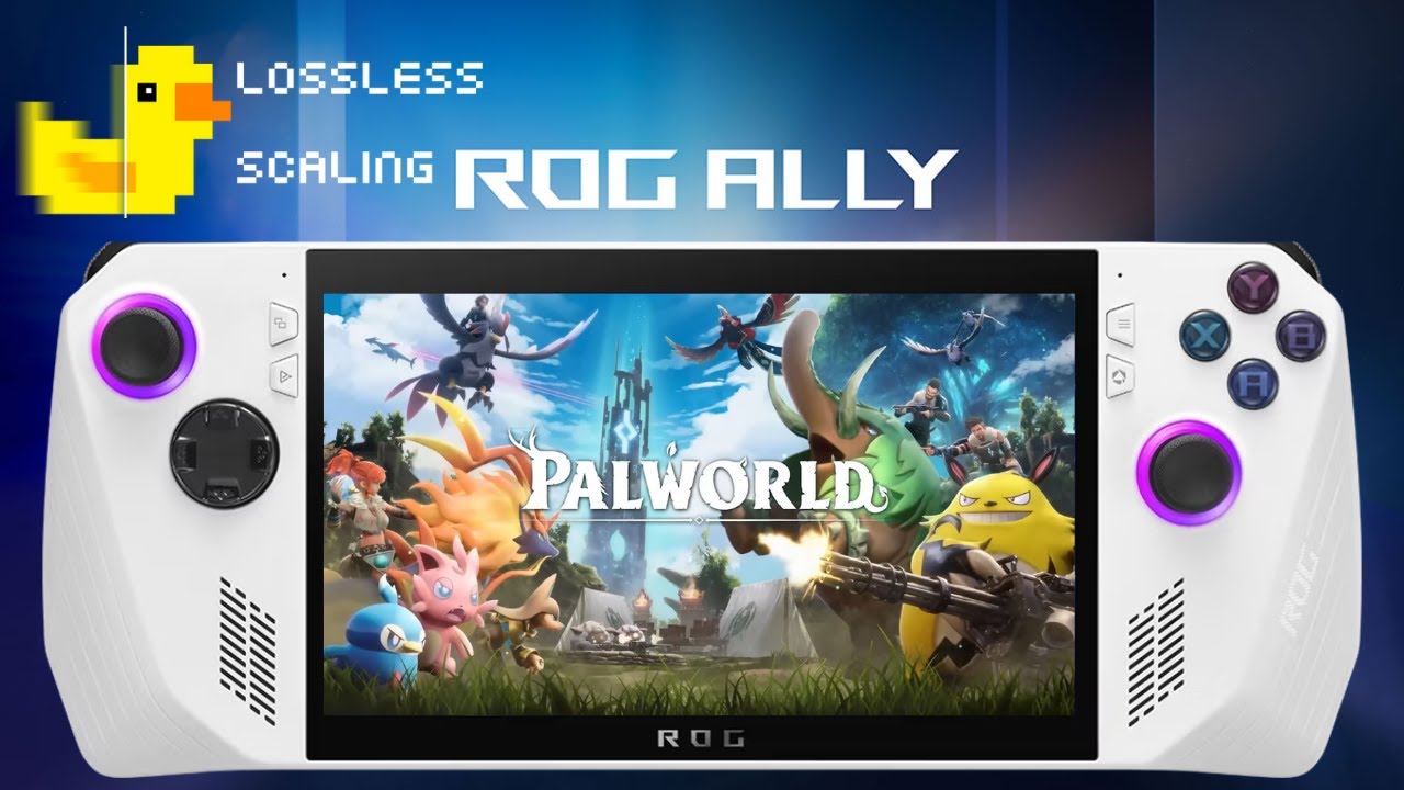 Palworld With Lossless Scaling Frame Generation On The ROG ALLY - YouTube