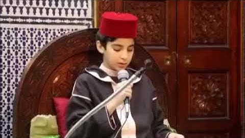 القارئ الصغير يحيى صدقي. تبارك الذي جعل في السماء بروجا. برواية ورش