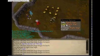 me getting 92-99 firemaking!!! :) my 2nd 99.. wc, now fm.
