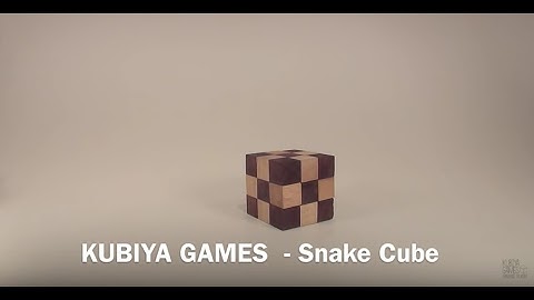 How To Solve The Snake Cube Puzzle - BY KUBIYA GAMES