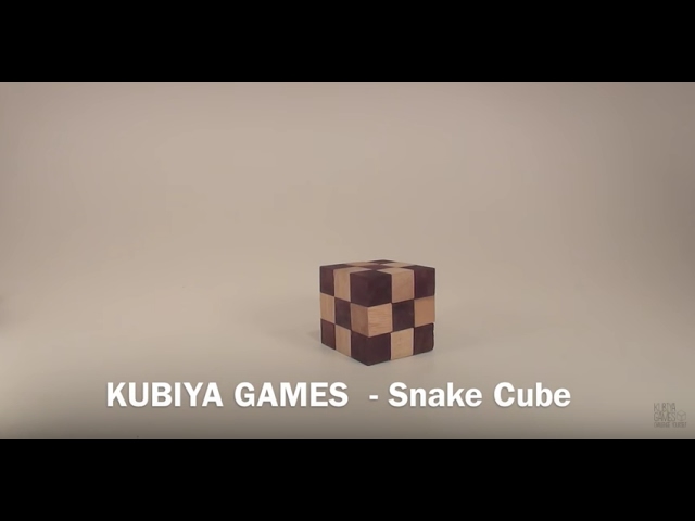 Snake Cube Puzzle or Serpent Cube Wooden Puzzle Toy – Puzzle Solution