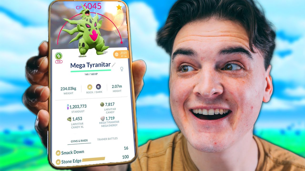 Mega Tyranitar in Pokémon Go, by Esportdirectory