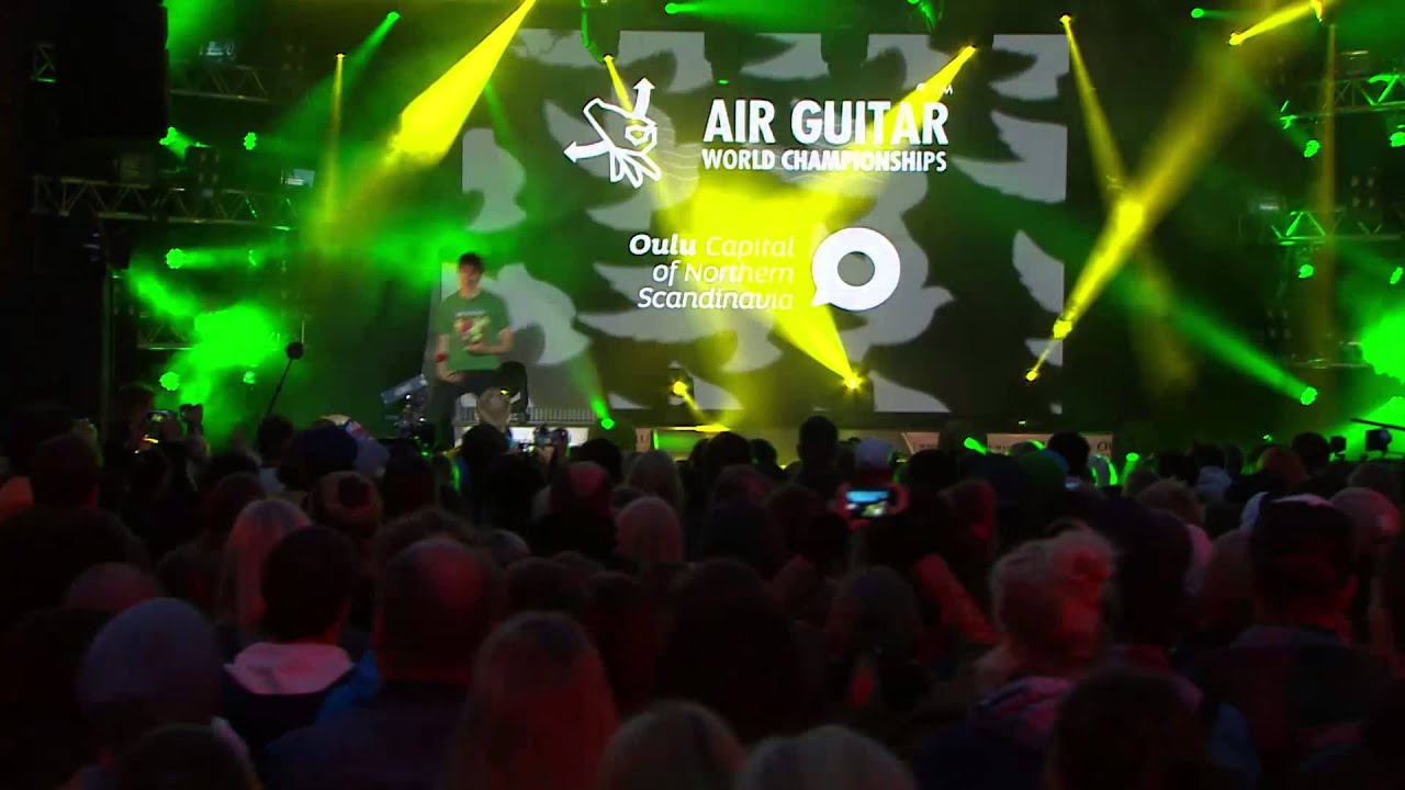 Matt ”Airistotle” Burns (US), Air Guitar World Championships 2014