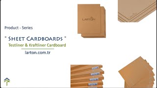 Testliner & Kraftliner Cardboard - Sheet Cardboards - Larton