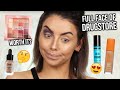 FULL FACE OF FIRST IMPRESSIONS! DRUGSTORE / AFFORDABLE MAKEUP TUTORIAL + REVIEW