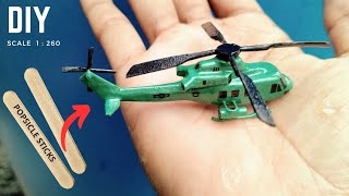 Белл UH-1Y Веном | Как сделать вертолет из палочек от эскимо