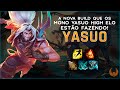 A NOVA BUILD QUE OS MONO YASUO HIGH ELO ESTÃO FAZENDO *QUADRAKILL ROUBADO* - YASUO MID GAMEPLAY