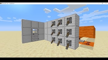 Minecraft Java 1.16 Combination Lock System
