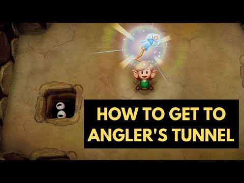 Video: Zelda: Link's Awakening - Angler's Tunnel Dungeon Förklarade, Var Man Kan Få Flippers