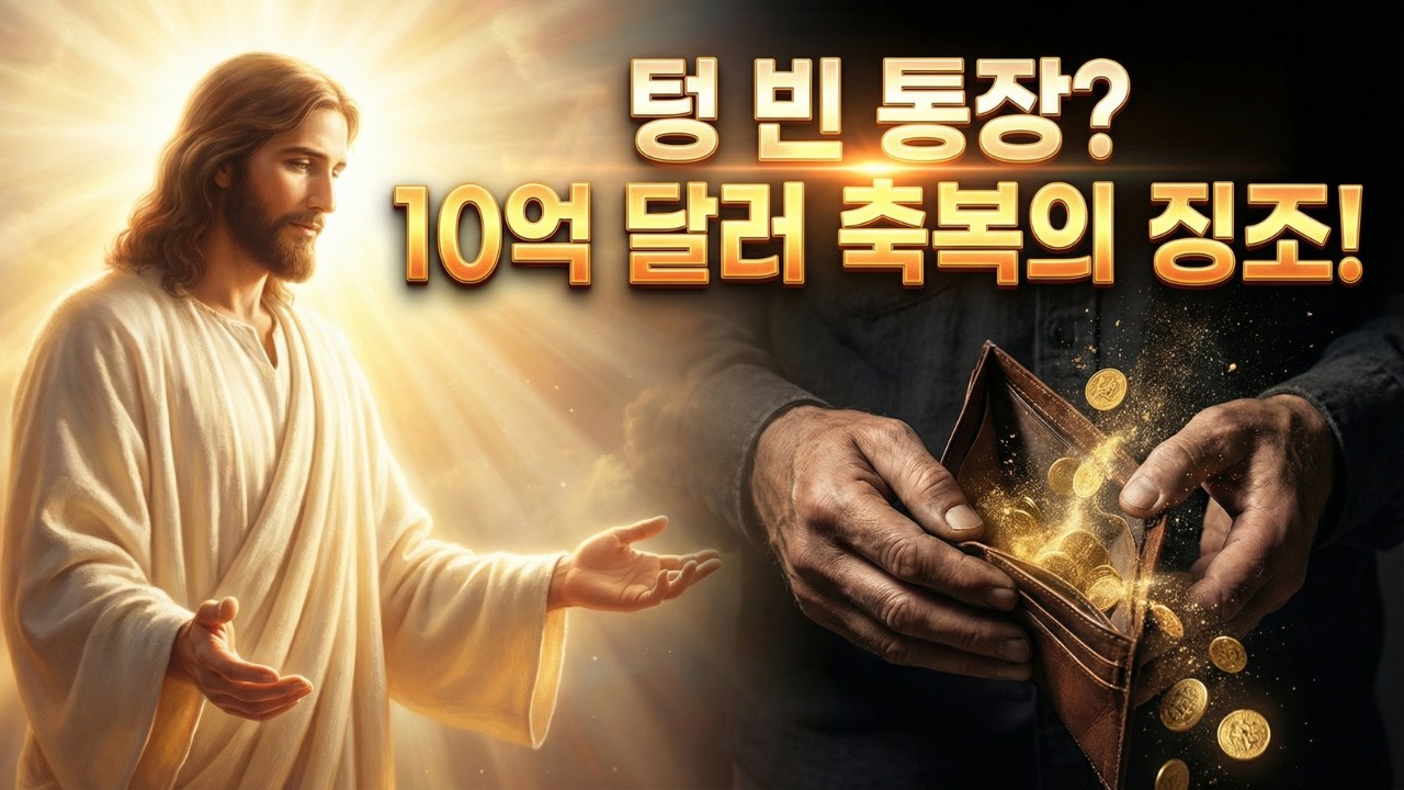 하나님께서 당신의 재정적 고난을 10억 달러의 신성한 사명으로 바꾸시는 이유 (2026년 긴급 메시지)