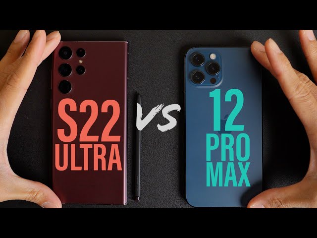 Samsung Galaxy S22 Ultra vs iPhone 12 Pro Max - SPEED TEST! - YouTube