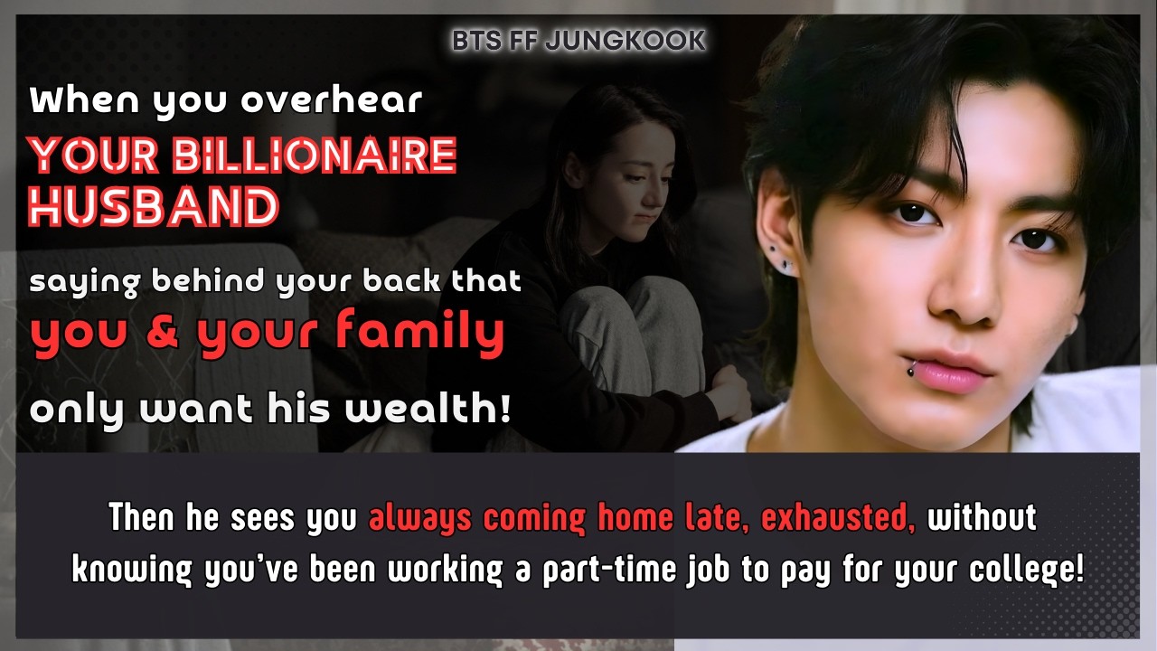 BTS FF Billionaire husband saying behind Ur back that U & Ur family only want his wealth Jungkook FF