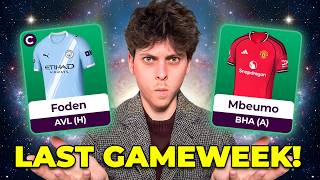 The Most Insane Captain This Season! (GW38 TEAM)