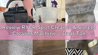 Review RYER Spot Cleaner & Carpet Cleaner Machine – Dual Tank with 0.8L Volume – Sofa and Mattress C