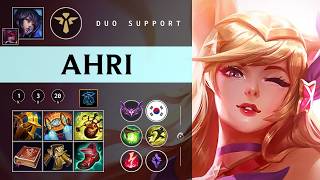 Ahri Support vs Anivia - KR Master Patch 26.07