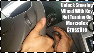 Unlock Steering Wheel With Key Not Turning On Mercedes or Chrysler Crossfire screenshot 4