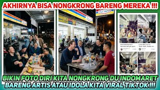 Cara Edit Foto Ai Nongkrong Indomaret Bareng Idola Viral Tiktok !!! 