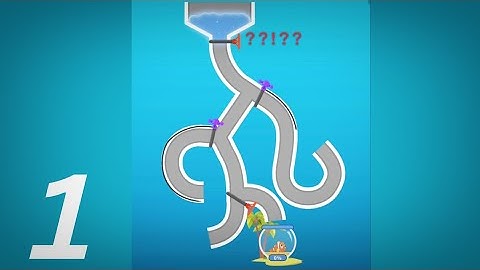 Water puzzle in Fish Rescue walkthrough - part 1